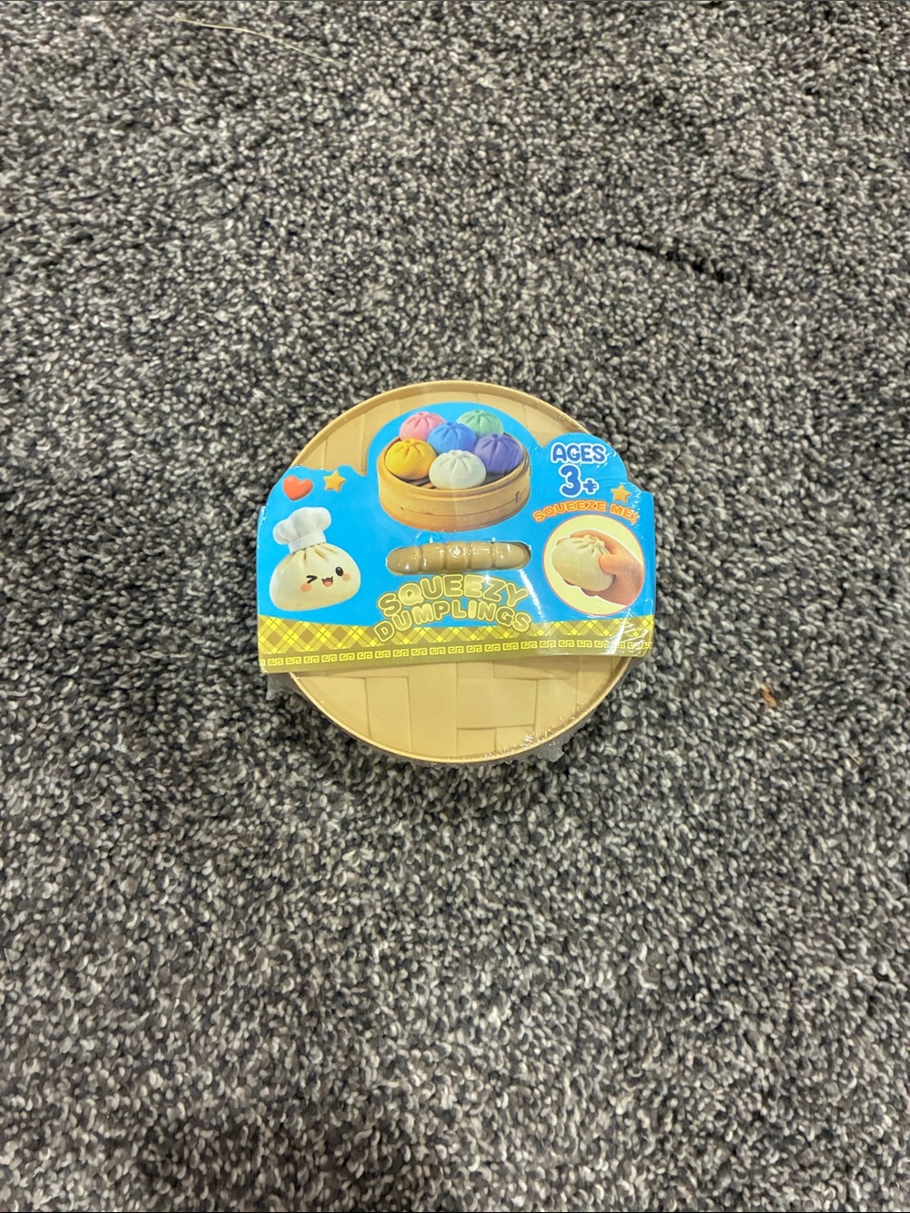 Squeezy Dumplings Toy Set - Colorful Squishy Food Play - unopened